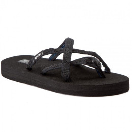 Tongs femme Teva Olowahu vert MixBlackOnBlack