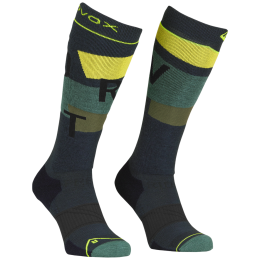 Mi-bas homme Ortovox Freeride Long Socks Cozy Men's vert Black Steel