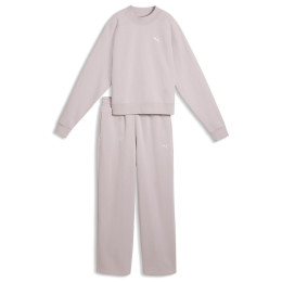Tepláková souprava Puma Loungewear Standard Sweat Suitt FL rose Misty Pink