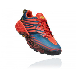 Chaussures de running hommes Hoka Speedgoat 4 Wide bleu / orange Fiesta/ProvincialBlue