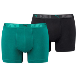 Caleçon homme Puma Sport Cotton Boxer 2P green green