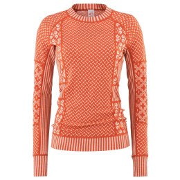 T-shirt fonctionnel femme Kari Traa Smekker Ls orange Cotta