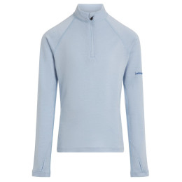 T-shirt fonctionnel enfant Icebreaker K 260 Tech LS Half Zip bleu clair Zinc Blue