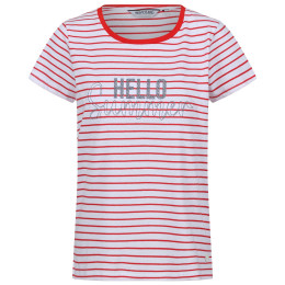 T-shirt femme Regatta Odalis II banc / rouge Whi/MiaRdStr