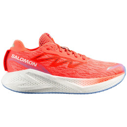 Chaussures homme Salomon Aero Glide 4 rouge Neon Flame / White / Persian Jewel
