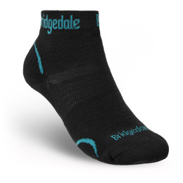 Chaussettes femme Bridgedale Hike Ultralight Performance Ankle noir Black/Blue