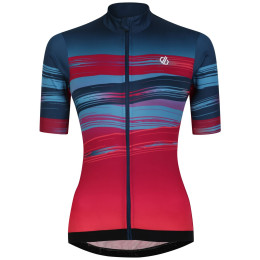 Maillot vélo femme Dare 2b AEP Stimulus Jersey rouge Berry Pink Paint Print