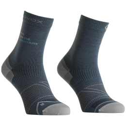 Chaussetttes en laine mérinos pour femme Ortovox Alpine Light Comp Mid Socks W gris / bleu Dark Arctic Grey
