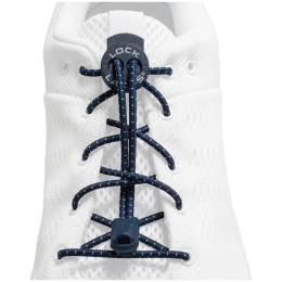 Lacets Lock Laces Original bleu foncé Navy
