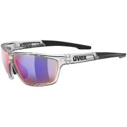 Lunettes soleil Uvex Sportstyle 706 Cv-Colorvision noir / argenté Clear (9999)