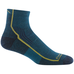 Chaussettes homme Darn Tough M Hiker Quarter Midweight With Cushion turquoise dark teal