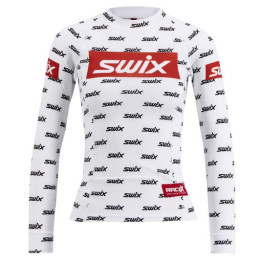 T-shirt femme Swix RaceX blanc / noir Bright White Logo