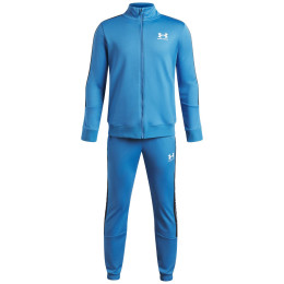 Ensemble de survêtement Under Armour UA B Icon Knit Tracksuit Aegean Blue bleu Aegean Blue / / White