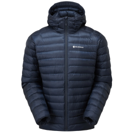 Veste d'hiver homme Montane Anti Freeze Hoodie bleu ECLIPSE BLUE