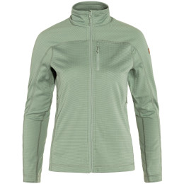 Sweat-shirt femme Fjällräven Abisko Lite Fleece Jacket W vert clair Misty Green