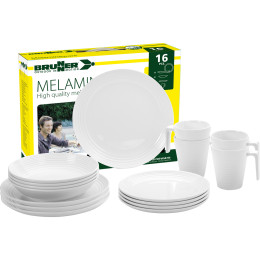 Set de vaisselle Brunner Spherica Melamine Set blanc