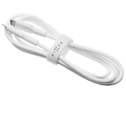 Câble données et chargement FIXED Nabíjecí a datový Liquid silicone kabel USB-C/USB-C blanc bílá