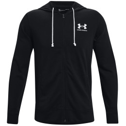 Sweat-shirt homme Under Armour Rival Terry LC FZ vert Black / / Onyx White