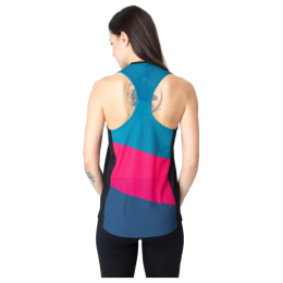 Top femme Drexiss Fit Stripe Pink noir / bleu