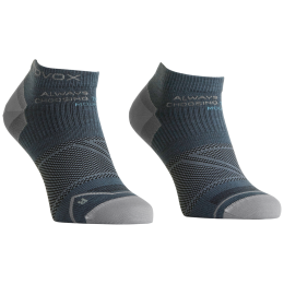 Chaussetttes en laine mérinos pour femme Ortovox Alpine Light Low Socks W gris / bleu Dark Arctic Grey