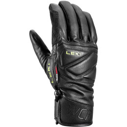 Gants ski Leki WCR Venom Speed 3D vert black-ice lemon