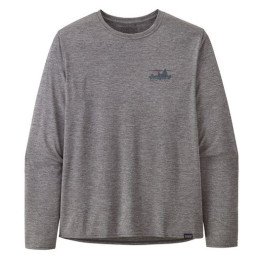 T-shirt homme Patagonia M's L/S Cap Cool Daily Graphic Shirt gris '73 Skyline: Feather Grey