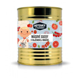 Repas Hotovky z plechovky Boulettes de viande à la sauce tomate 800 g