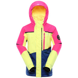 Veste d'hiver enfants Alpine Pro Melefo jaune nano yellow