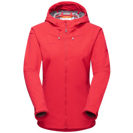 Veste femme Mammut Sapuen SO Hooded Jacket Women rose Sunset