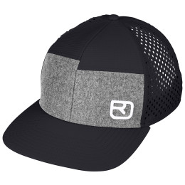 Casquette Ortovox Logo Air Trucker Cap noir / gris Black Raven