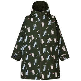 Manteau imperméable pour enfant Regatta Junior Changing Robe Dark Khaki Cat Dog kaki Dark Khaki Cat Dog
