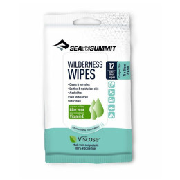 Lingettes nettoyantes Sea to Summit Wilderness Wipes XL 16 x 20cm (12pcs) blanc White