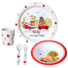 Set de vaisselle enfant Brunner Molly 3+ blanc