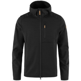 Sweat-shirt homme Fjällräven Keb Fleece Hoodie vert Black