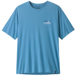 T-shirt homme Patagonia Men's Capilene Cool Daily Shirt - '73 Skyline bleu Shore Blue - Light Shore Blue X-Dye