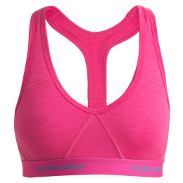 Soutien-gorge sport Icebreaker W Sprite Racerback Bra rose Tempo