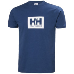 T-shirt homme Helly Hansen Hh Box T bleue 606 Deep Fjord