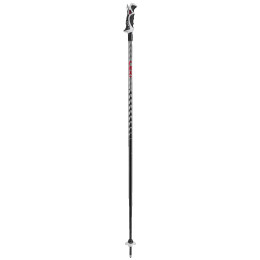 Bâtons ski Leki Hot Shot S rouge / gris eloxal black-anodized grey-bright red