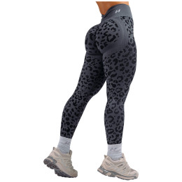 Legging femme Nebbia Push-Up Compression Leopard Leggings Primal noir BLACK LEOPARD