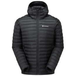 Veste d'hiver homme Montane Anti Freeze Lite Hoodie noir BLACK