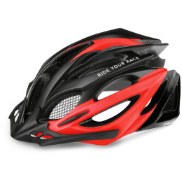 Casque vélo R2 Pro-Tec noir / rouge matná - černá, červená