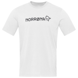 T-shirt homme Norrona 29 cotton Norrøna viking T-shirt blanc Pure White