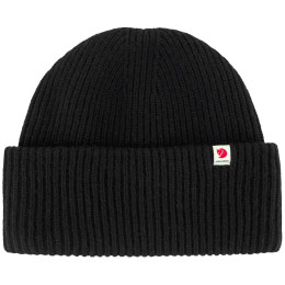 Bonnet d'hiver Fjällräven Fjällräven Heavy Beanie noir Black