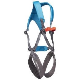Harnais complet enfant Black Diamond K Momentum Full Body Harness noir / bleu Azul