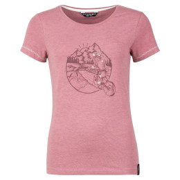 T-shirt femme Chillaz Saile Homo Mons Velo 2022 rose dry rose melange