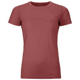 T-shirt femme Ortovox 120 Tec Mountain T-Shirt W rouge Blush