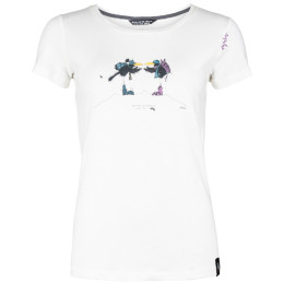 T-shirt femme Chillaz Gandia Gipfelstürmer blanc Creme