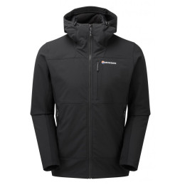 Veste softshell homme Montane Krypton Hoodie vert Black