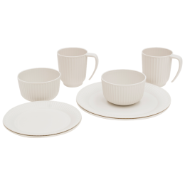 Set de vaisselle Outwell Delish 2 Person Dinner Set beige Sandstone