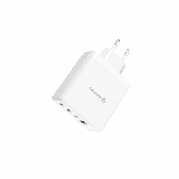 Adaptateur Swissten GaN 2X USB-C 100W + 1X USB-C 20W + 1X USB-A 30W